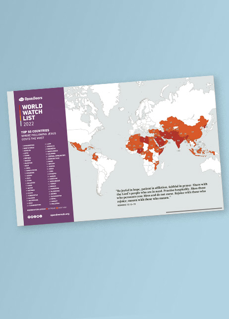 World Watch List 2022 Adult Map image